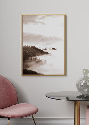 Foggy Forest Poster - KAMAN