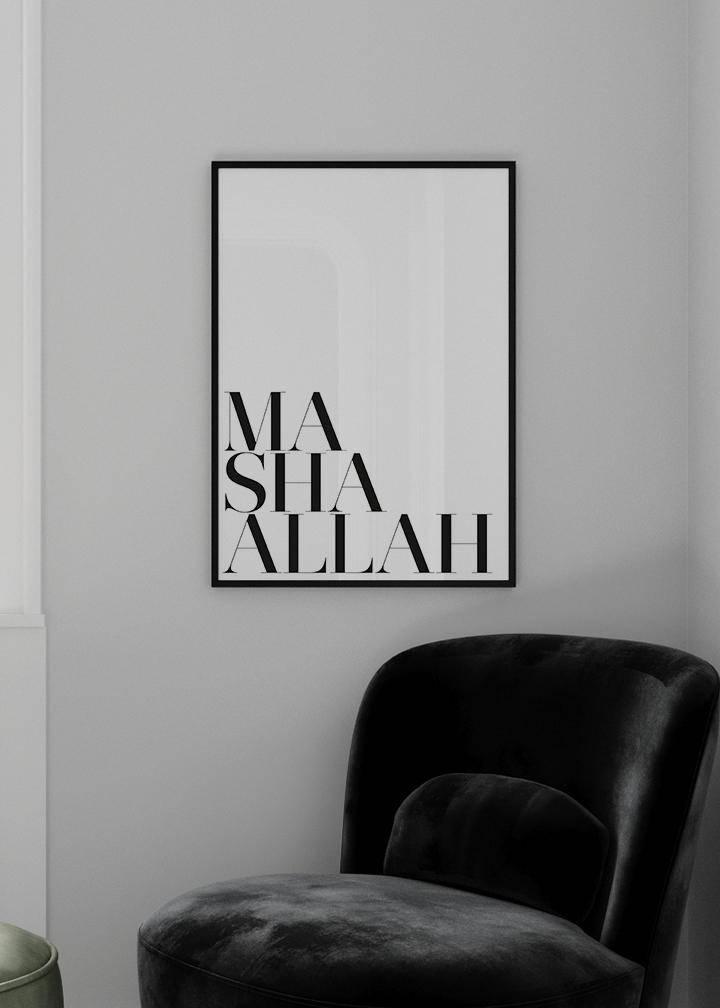 MashaAllah Poster - KAMANART.DE