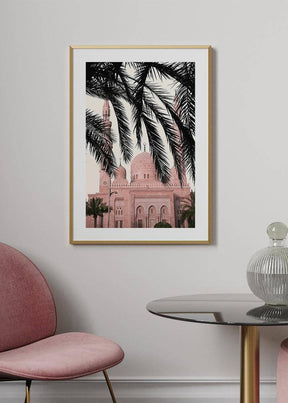 Pink Mosque Poster - KAMANART.DE