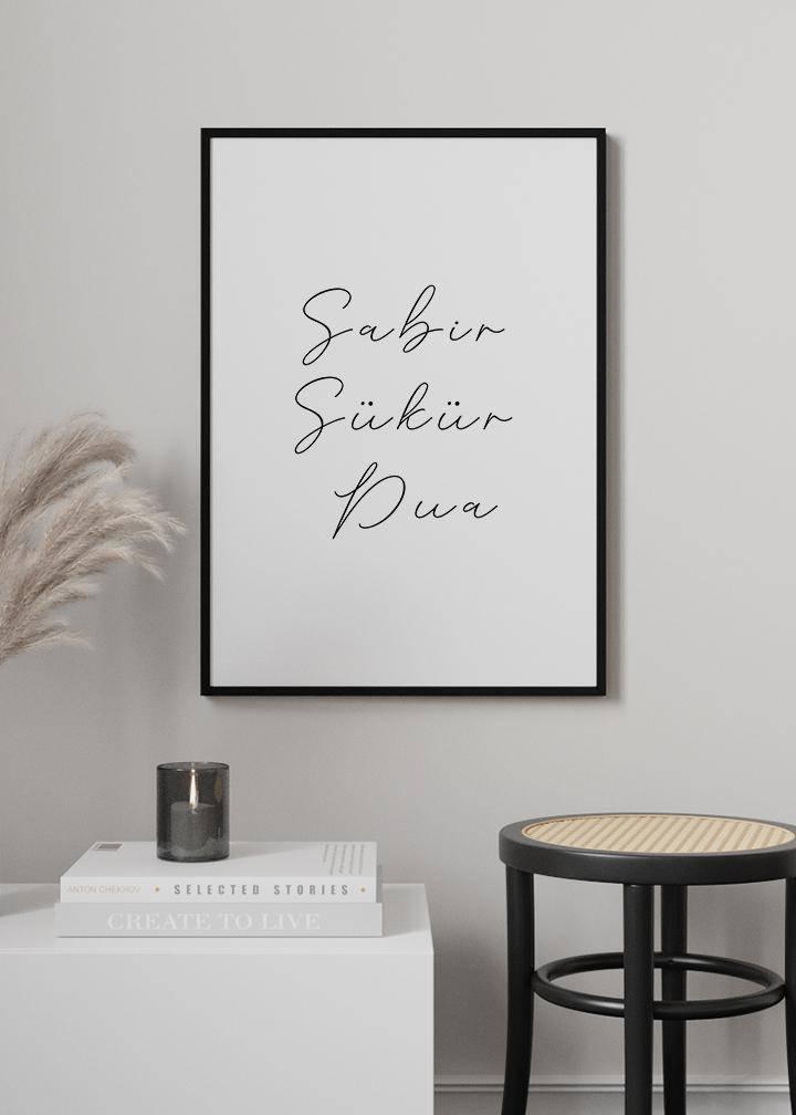 Sabir Sükür Dua Poster - KAMANART.DE